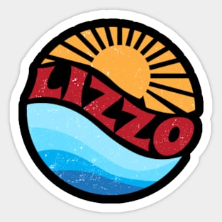 Lizzo Personalized Name Vintage Styles Camping 70s 80s 90s Sticker